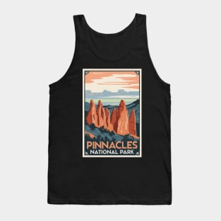 Pinnacles National Park Vintage Travel Poster Tank Top